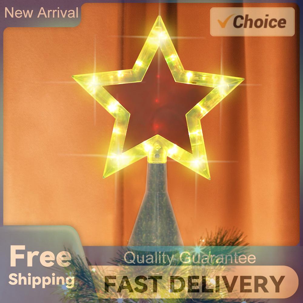 Christmas Star Tree Topper with LED Lights & Music Christmas Tree Topper Star for Christmas Tree Decoration