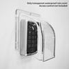 1Pcs 86 Type Door Keypad Cover Plastic Chime Button Bell Ring Cover Transparent Waterproof Doorbell Protective Cover