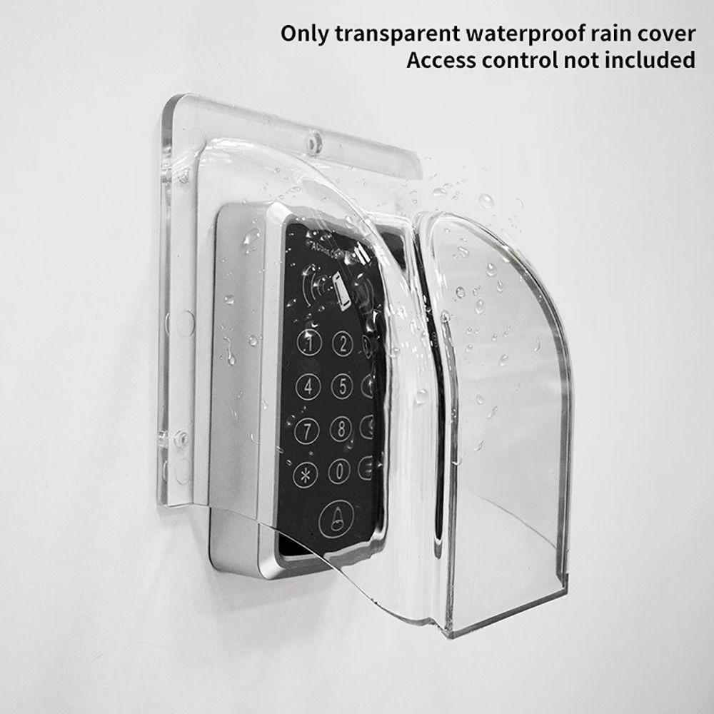1Pcs 86 Type Door Keypad Cover Chime Button Doorbell Protective Cover  For Wireless Doorbell