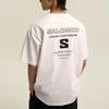SALOMON Uni Blast Series Cool Sensation Letter Round Neck Pullover Short Sleeve T-Shirt Unisex T-Shirts White C28084