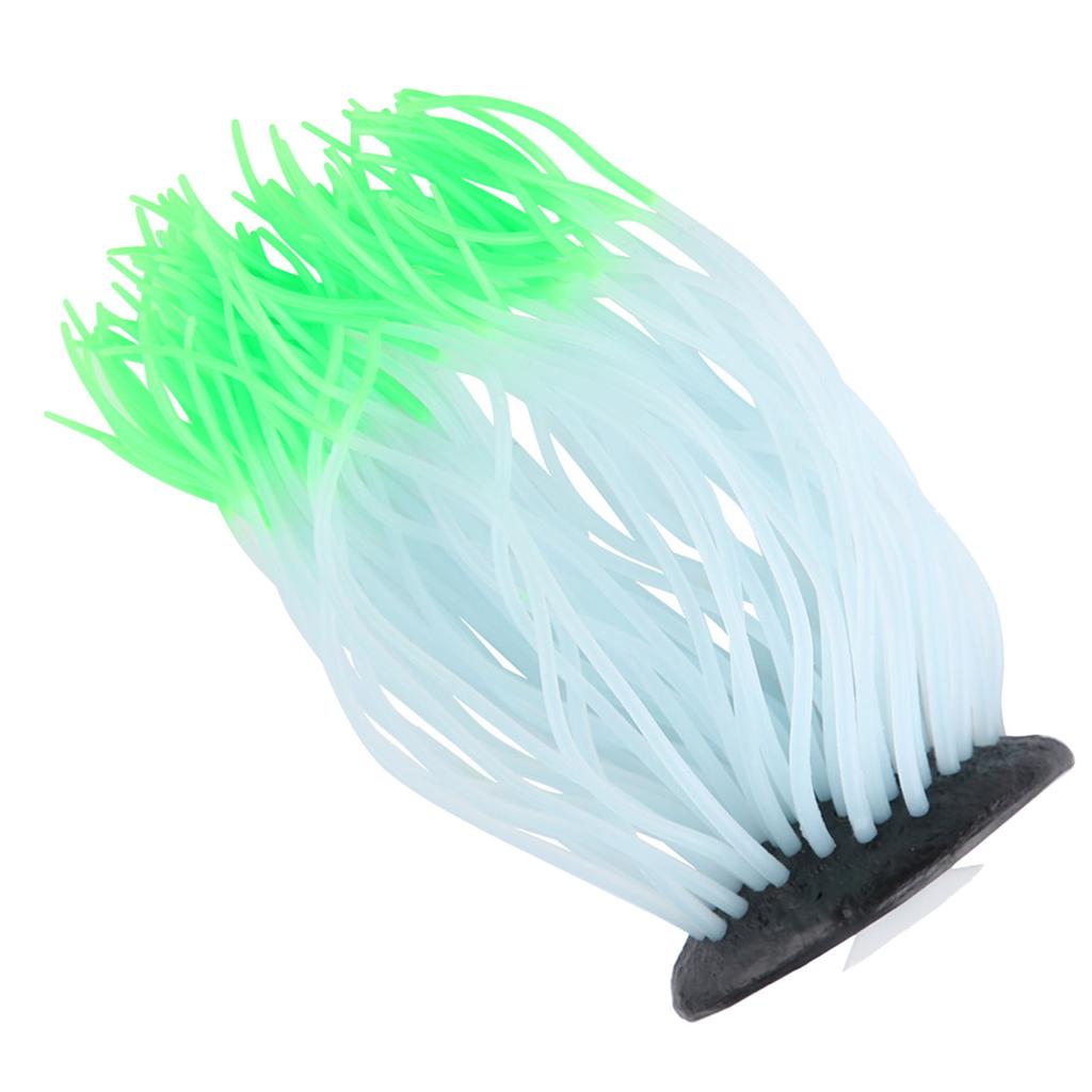 Simulation Artificial Silicone Sea Anemone Coral Ornament for Aquarium Fish Tank Decor