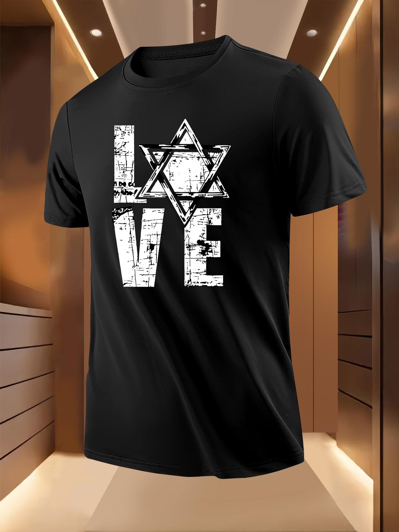Vintage Tshirt Vintage Heart Graffiti Print Tshirt for Su... S