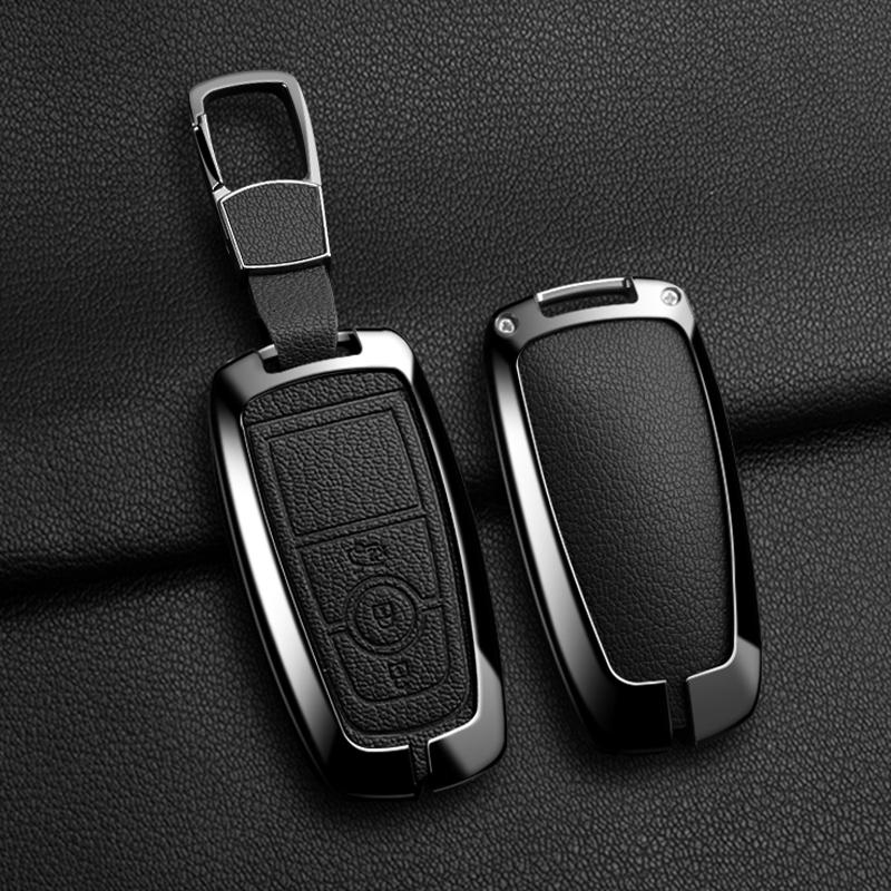 Autoschlüsselabdeckung, Tasche für Lincoln Continental MKC MKZ MKX Navigator Z Nautilus Aviator Corsair 2017 2018 2019 2022 Schlüsselanhänger