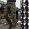 Men's Multi-Pocket Work Pants Men's Casual Fashion Work Pants