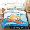 3D Cartoon Foxy Boxy Lanky-box Bedding Set Duvet Cover Bedroom Comforter Covers Single Twin King Size Quilt Cover Home 3PCS