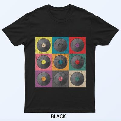 Vintage Vinyl Records Retro Music Lovers T-Shirt
