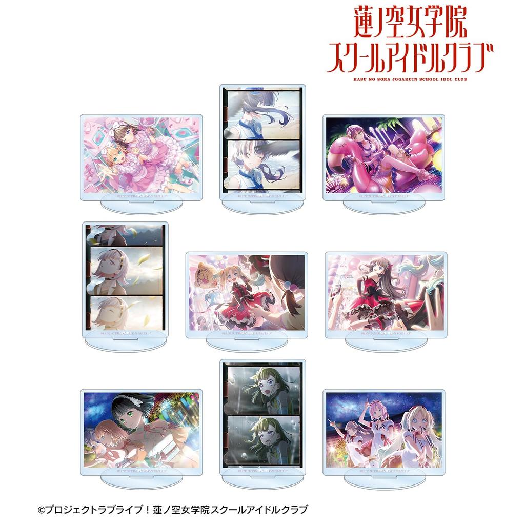 Love Hasunozora Academy School Idol Club Trading Acrylic Stand BOX Live! Girls' ver.B 9-piece