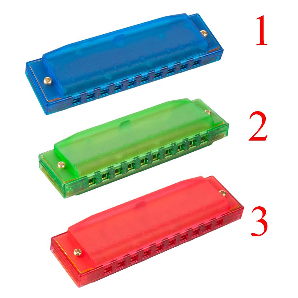 Harmonica Instruments 10 Hole C Key Mouth Organ Beginner Harmonica Set for Kids Music Education