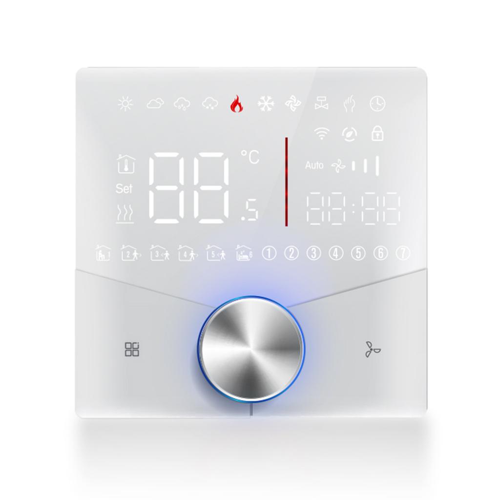2 Pipe Conditioning Control Panel Digital Display Central HVAC Controller 5+2 6 Periods Programmable