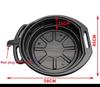 15L Oil Drain Pan Waste Engine Oil Collector Tank with Handle Gearbox Oil Drip Tray for Car Repair Fuel Fluid Change Garage Tool