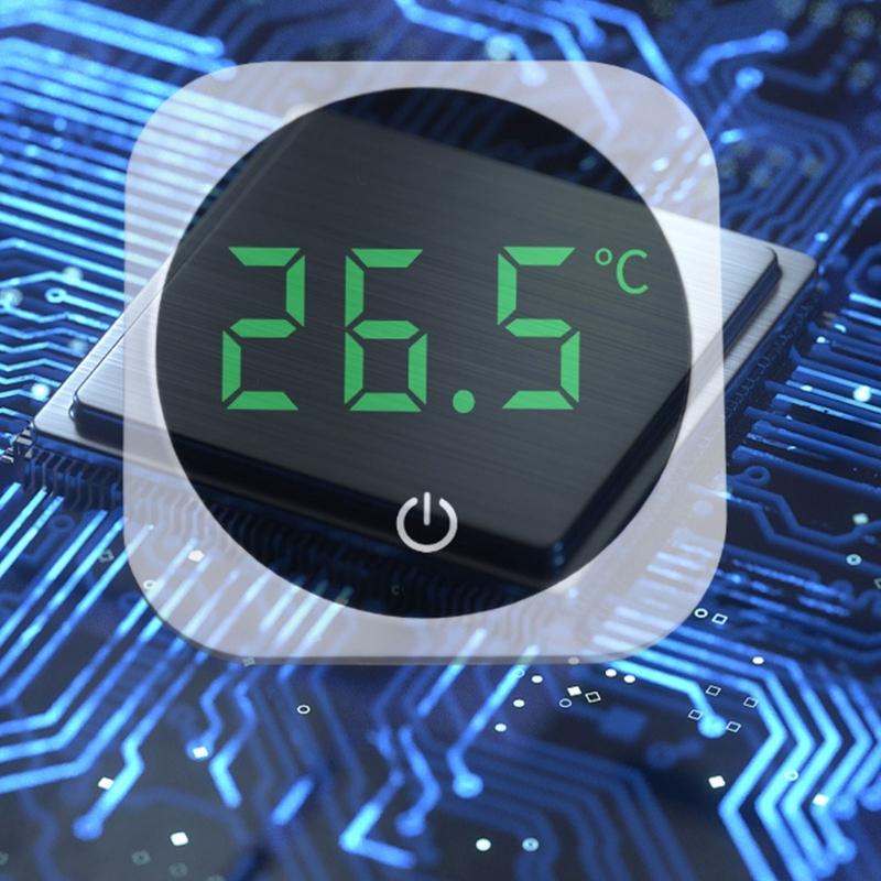 LCD teploměry pro akvárium s vysokou přesností, nalepovací teploměry s detekcí pohybu