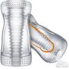 Men's Transparent Fleshlight Masturbator and Penis Delay Trainer