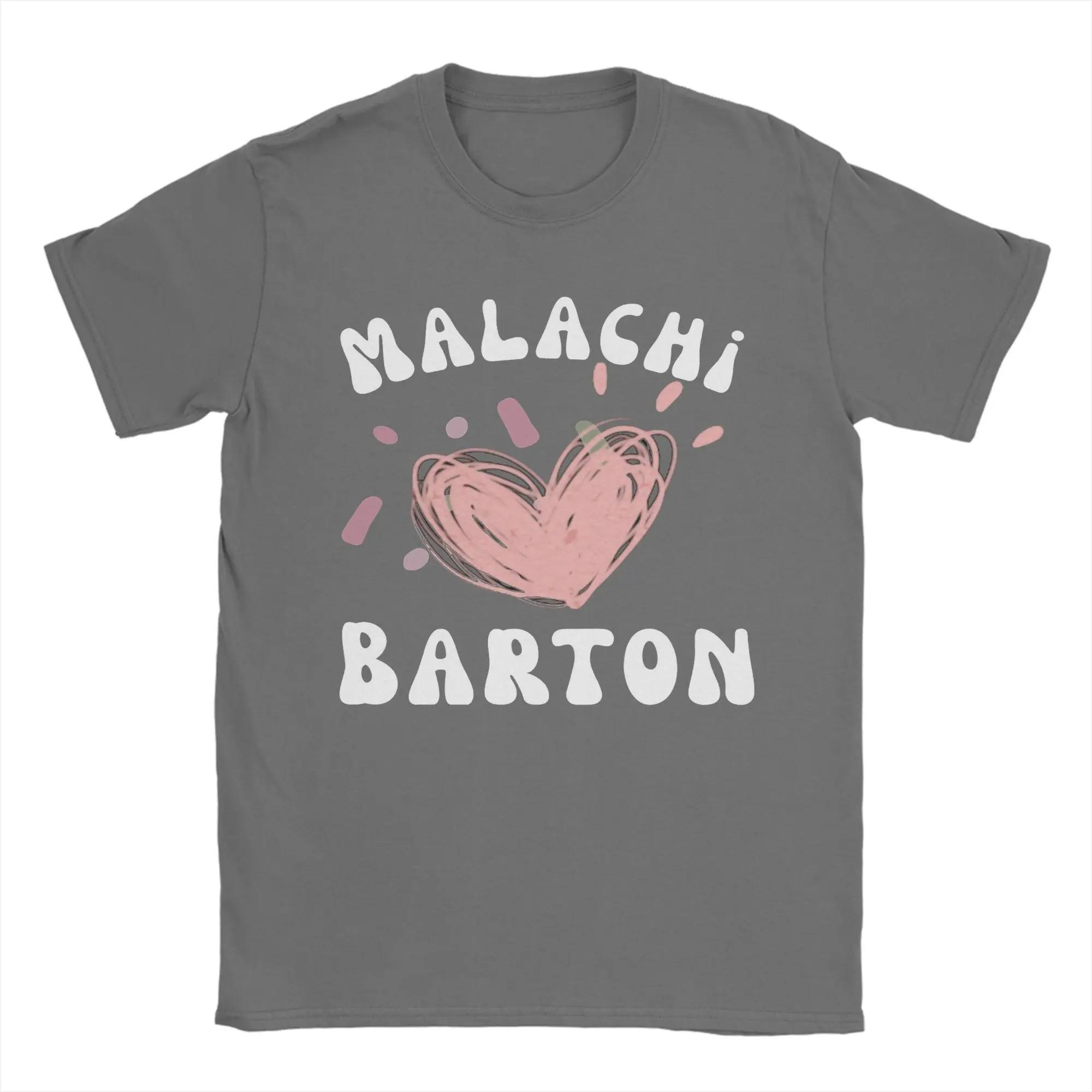 Malachi Barton Text Design Minimalist Fan Name Graphic T Shirt Summer Vintage T Shirts Cotton Best Selling Round Neck Breathable S