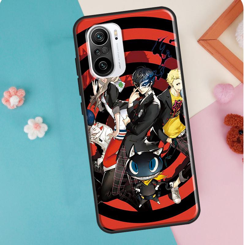 Persona 5 Yıldızları Xiaomi Mi 11 Lite Mi 12 Pro 12X 10T 11T Pro İçin Kılıf Kapak POCO X3 X4 Pro GT M3 M4 F3 İçin