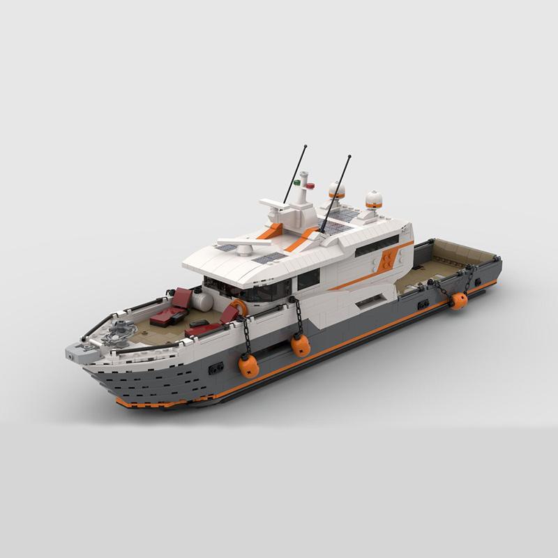 Militārās glābšanas laivas modelis Moc-155372, būvēšanas