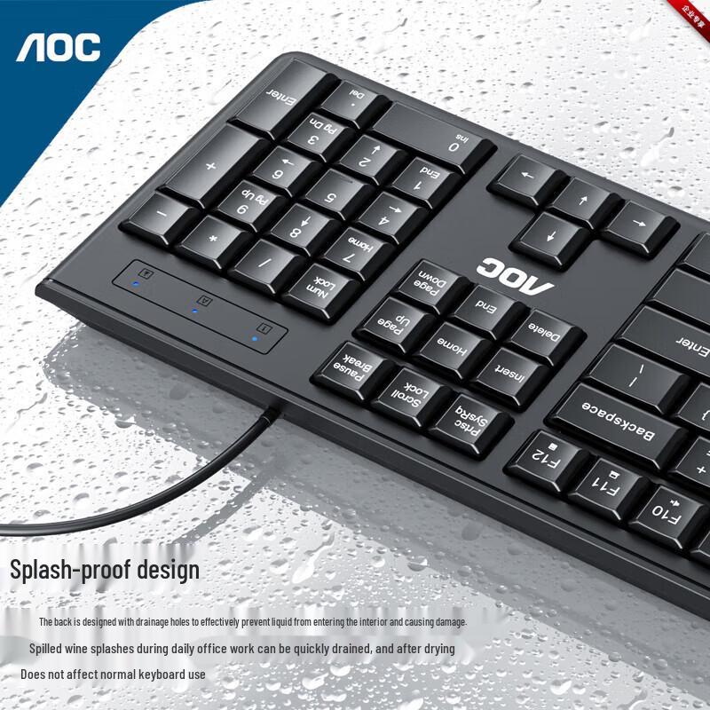 AOC Wired Keyboard and Mouse Combo