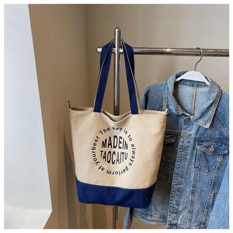 New canvas women's bag large capacity women's shoulder oblique span bag handbag fashionable versatile casual tote bag