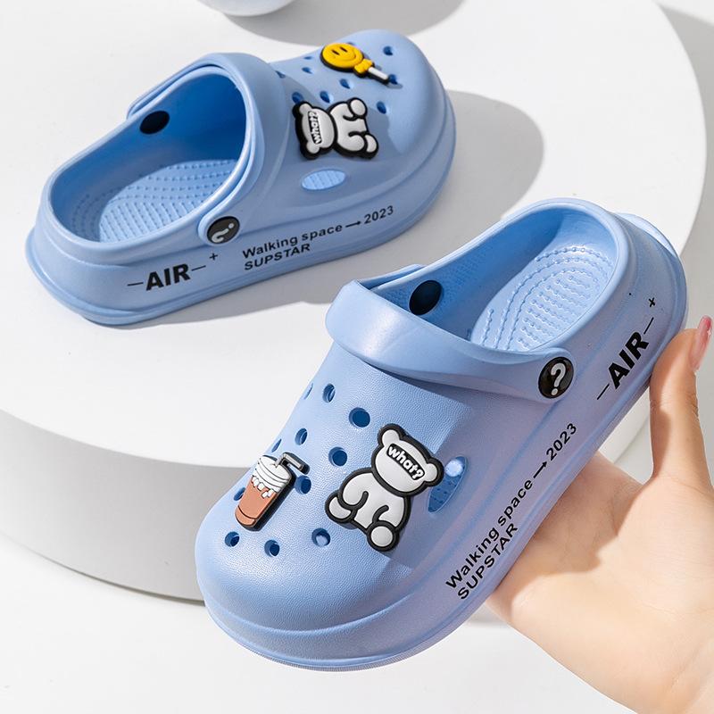 Children's Astronaut Hole Shoes, Boys, Middle-aged and Older Children Wear Non-slip Thick-soled Beach Shoes In Summer, Baby Cute Indoor