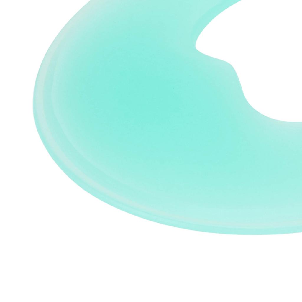 Soft Silicone Pillow Comfortable Skin Friendly Round   Spa Relax Silicone Face Pillow