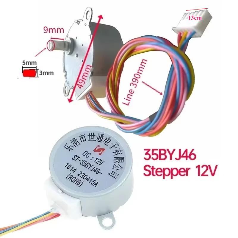 35BYJ46  Stepper Motor  DC 5V 12V 24V Permanent Magnet Gear Small Stepper Motor Humidifier Repair