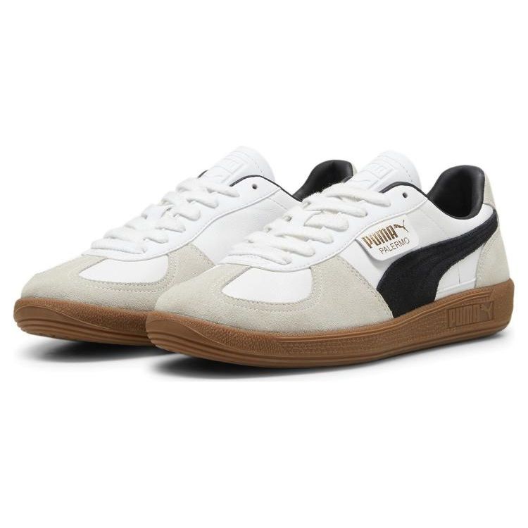 Puma Palermo Leather Unisex White Vapor Gray Gum 396464-01