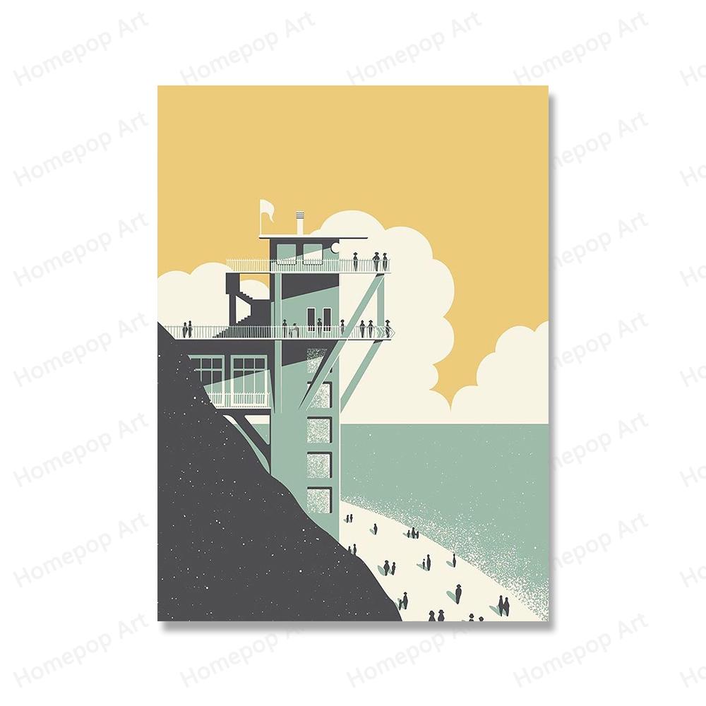 

Путешествия, картины на холсте, принты, скандинавские настенные художественные фотографии, пейзаж, пляж, маяк, парусная лодка, постеры, современное украшение для дома, подарок 21*30cm