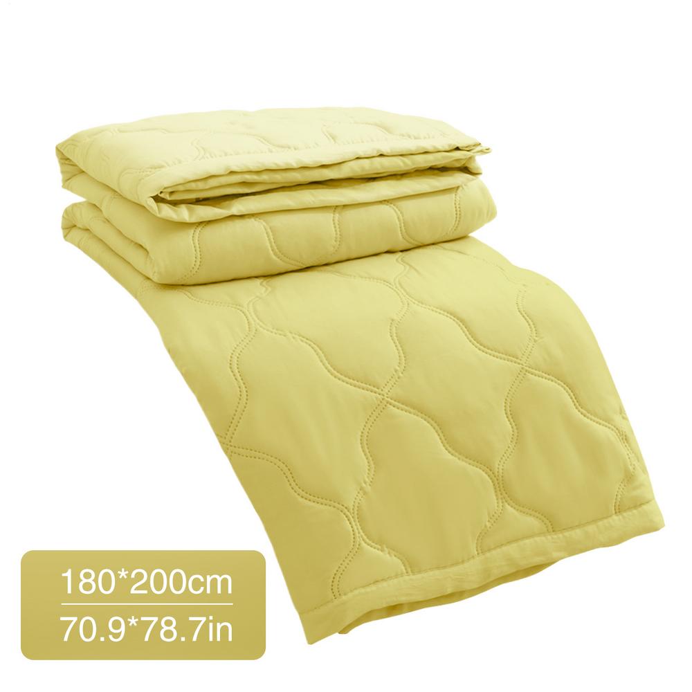 Kühlende Decke fürs Bett, seidige Klimadecke, leichte gekühlte Sommerdecke mit doppelseitigem kaltem und kühlendem Stoff