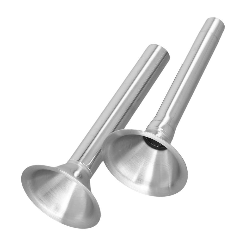 Wysokowydajny Zestaw Tubek do Nadziewania Ze Stali Nierdzewnej Zestaw 2 szt. Kompatybilny z Maszynkami do Mięsa Rozmiar 5