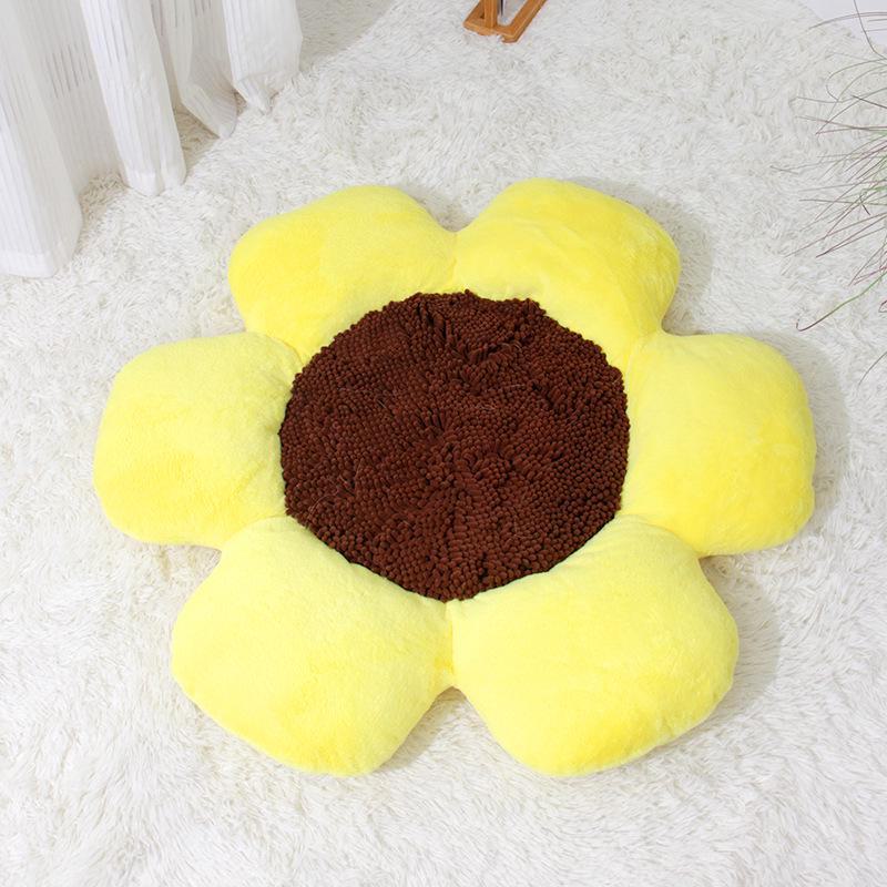 

Cozy Round Plush Pet Nest for Cats & Dogs - All-Season Comfort жовтий