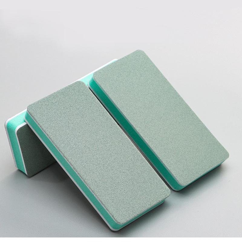 Fish Tank Dirt Removal Magic Polishing Board, Double-Sided Green Polishing Stick, Cultural Play Walnut Polishing Block