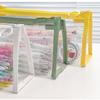 Color Transparent Storage Bag Simple Ins Girly Heart Makeup Bag High-Value Desktop Storage Stationery Bag Pen Bag
