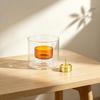 Heat-resistant Glass Candle Holder Transparent Candle Stand INS Scented Candles Cup  Party