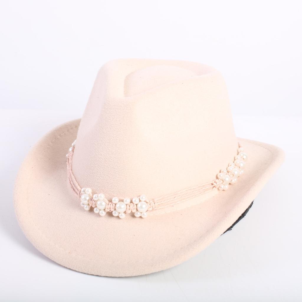 Popular children's fashion cute western cowboy hat, small rancher outdoor children's jazz hat