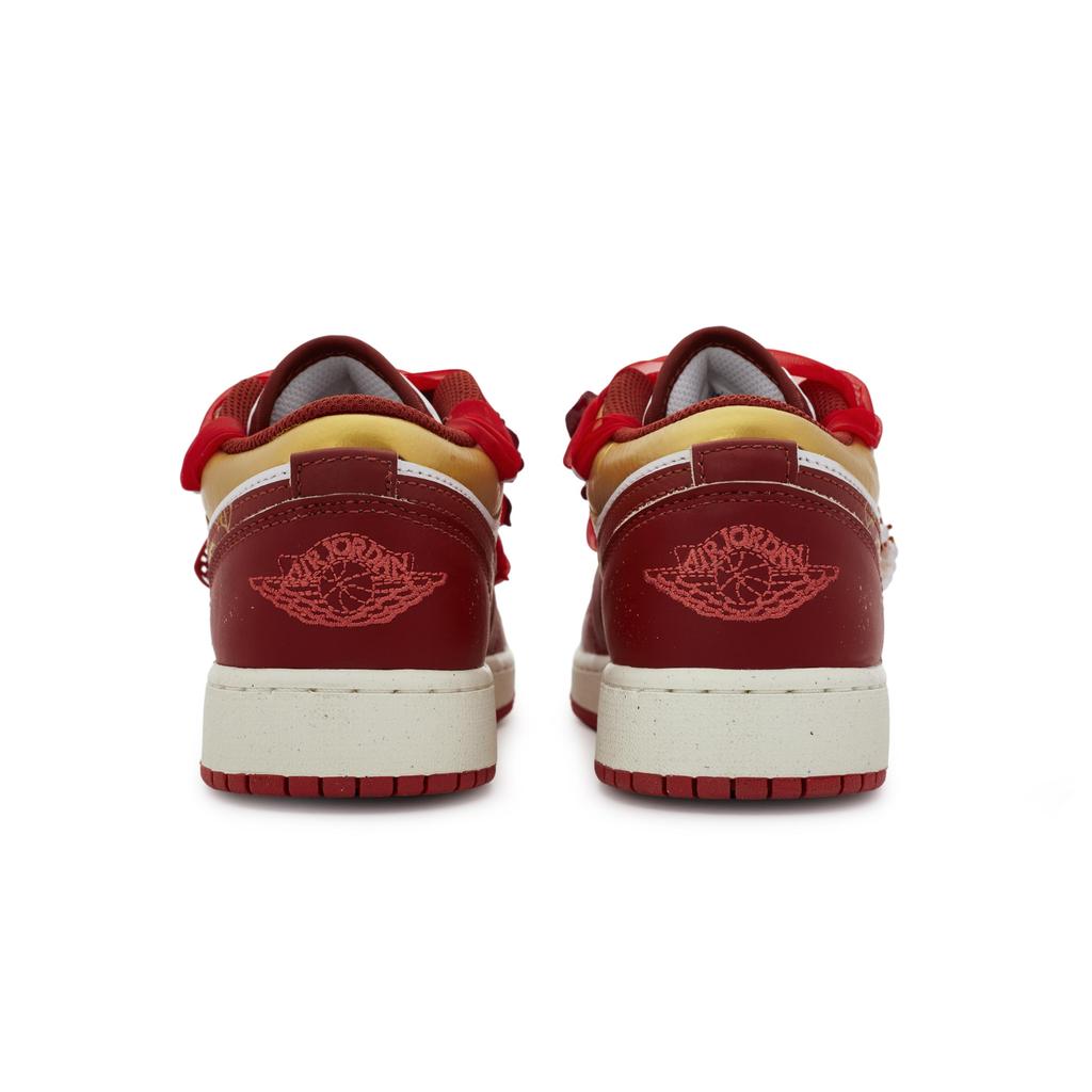 Jordan Air Jordan 1 Vintage Basketball Shoes Women's Low Top White/Gold FJ3465-160(Team80-)