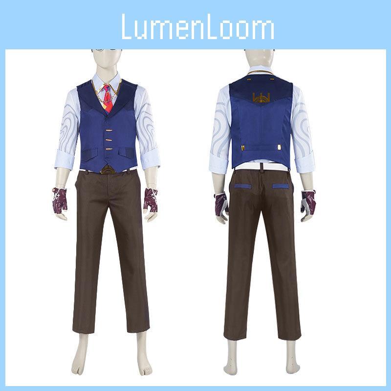 Valorant Chamber Cosplay Costume Halloween Jacket Set For Game Fans