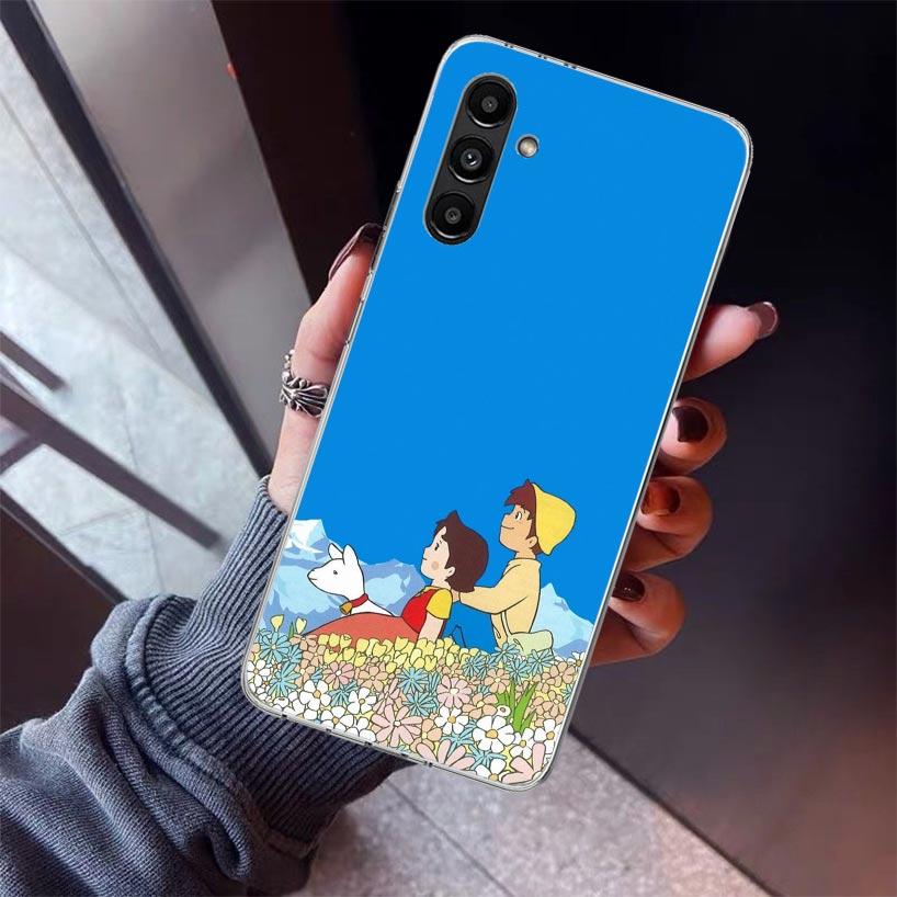Heidi Cute Cartoon Phone Case For Samsung Galaxy A17 A57 A37 A16 A26 A36 A56 A15 A25 A35 A55 A14 A13 A54 A53 A34 A24 A33 A23 Gal