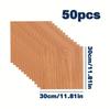 NINETAI Peel And Stick Floor Tile, 50pcs Vinyl Plank Wood Grain Look 11.81in*11.81in/48 Sq.Ft, Kitchen Mats For Floor