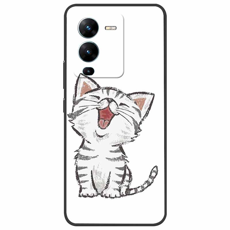 

Для vivo V25 Pro Чохол V2158 М який Силіконовий TPU Чохол для Телефону Для vivo V25 Pro 5G Чохол Ударостійкий Capa V 25 Pro V25Pro Coque Крутий For vivo V25 Pro