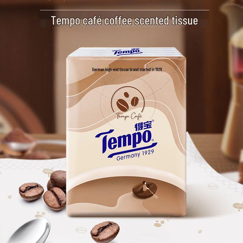 Tempo 4-Ply Wet Strength Handkerchief Tissues