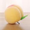 2pcs Artificial Peach Fruit Realistic Faux Fruits Peaches for Home Kitchen Table Decoration and Photography Props