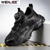 Children'S Fashion Sports Shoes Breathable Student Black School Walking Shoes Anti-Skid Boys& Girls Casual Running Sneaker