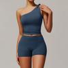 JYL Brushed Yoga Set Casual Comfortable Running Outfit