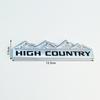3D Metal HIGH COUNTRY Emblem Badge Alloy Decoration Grille Sticker Car Rear Trunk Fender Side Decal for Chevrolet Accessories