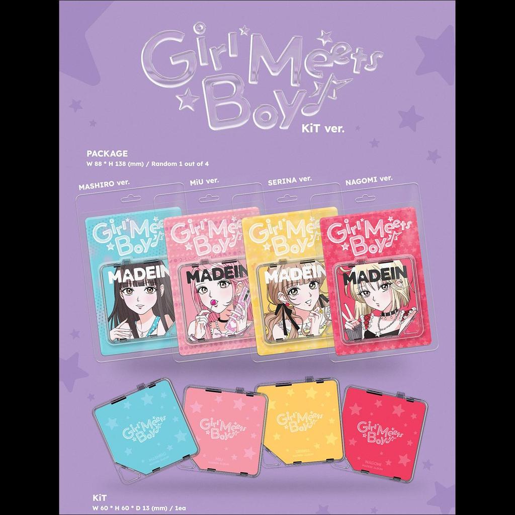 MADEIN - Girl Meets Boy (KiT Ver.) + Free Gift