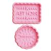 Retro Heart Square Round Classic Biscuit Mold 3D Press Cookie Embosser Stamp Birthday Flower Pattern Cookie Cutter Baking Tools