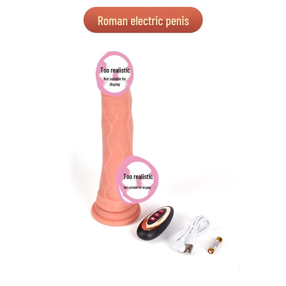 Realistic Soft Silicone Dildo - Realistic Female Toy with Big Stallion Shape