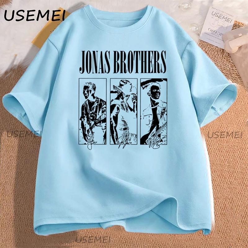 JONAS20 Greetings Tshirt Men Women Retro 90s Tshirt Printed Cotton Short Sleeve Hip Hop Tees Round Neck Casual Streetwear