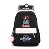 Anime Cute K-Pop Printed Large Capacity Waterproof Backpack for Teenger Student Girl Boy Schoolbag Bookbag Kid Gift Women Travel Bag Mochila