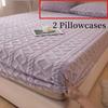 2025 New Warm and Soft Bed Sheet,Thickened Winter Protective Cover with Flannel, Furry Mattress Cover, Mattress Protective Cover