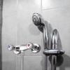 Hot and Cold Out Water Inlet Valve Metal Double Shower Faucet Valve Modern Diverter Valve